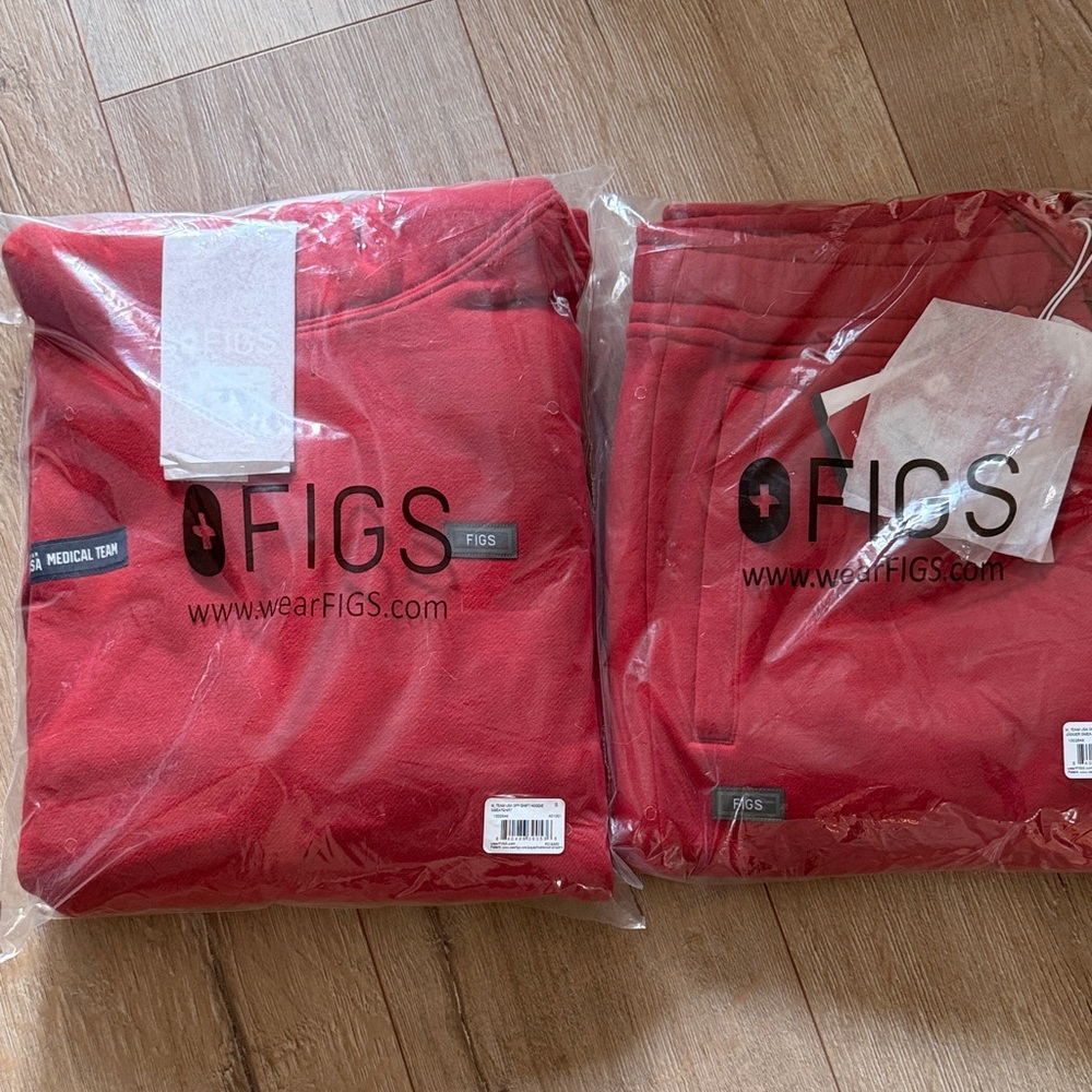 Men figs team USA red sweatshirt set S
